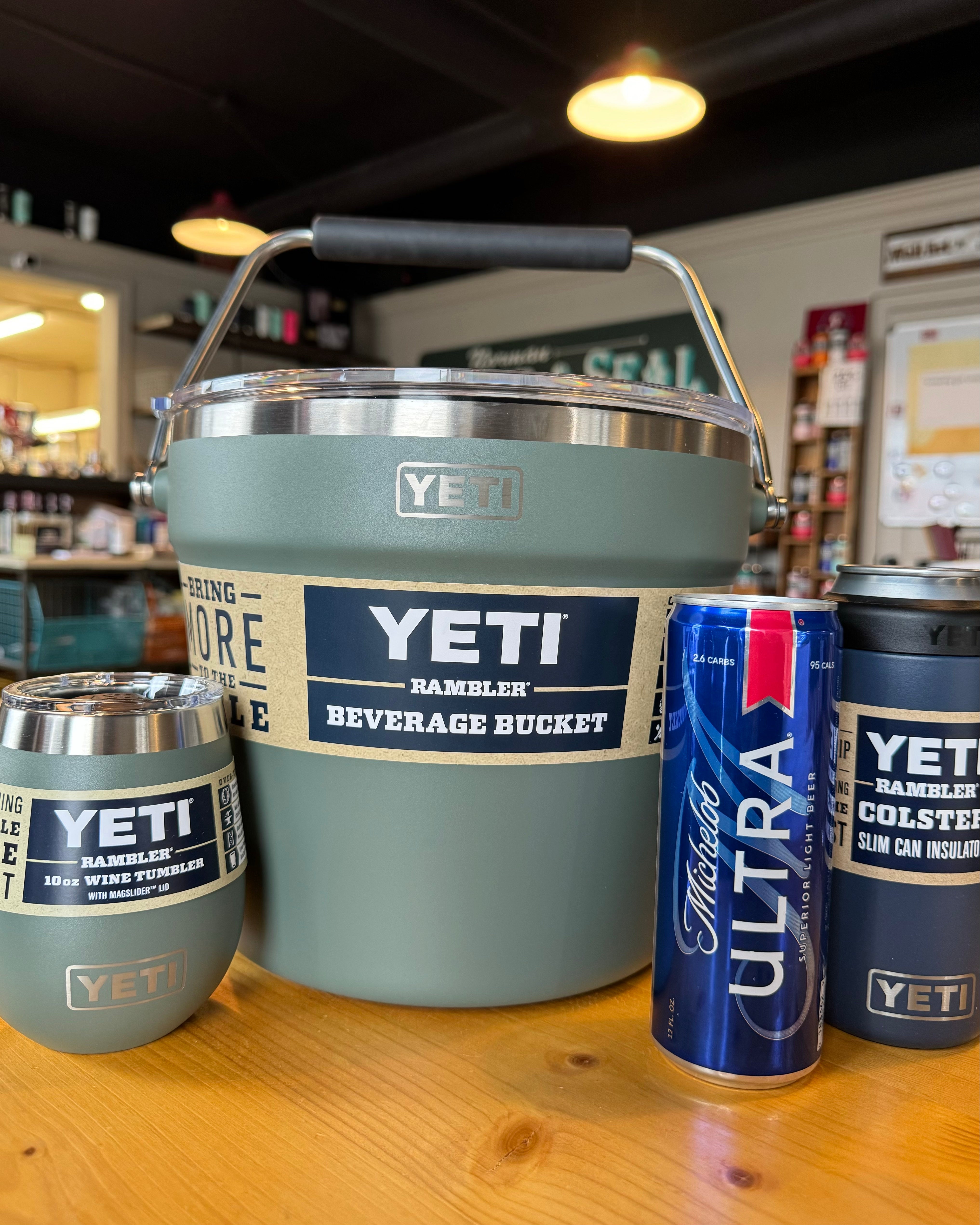 YETI Beverage Bucket - Navy Blue - ImpressMeGifts