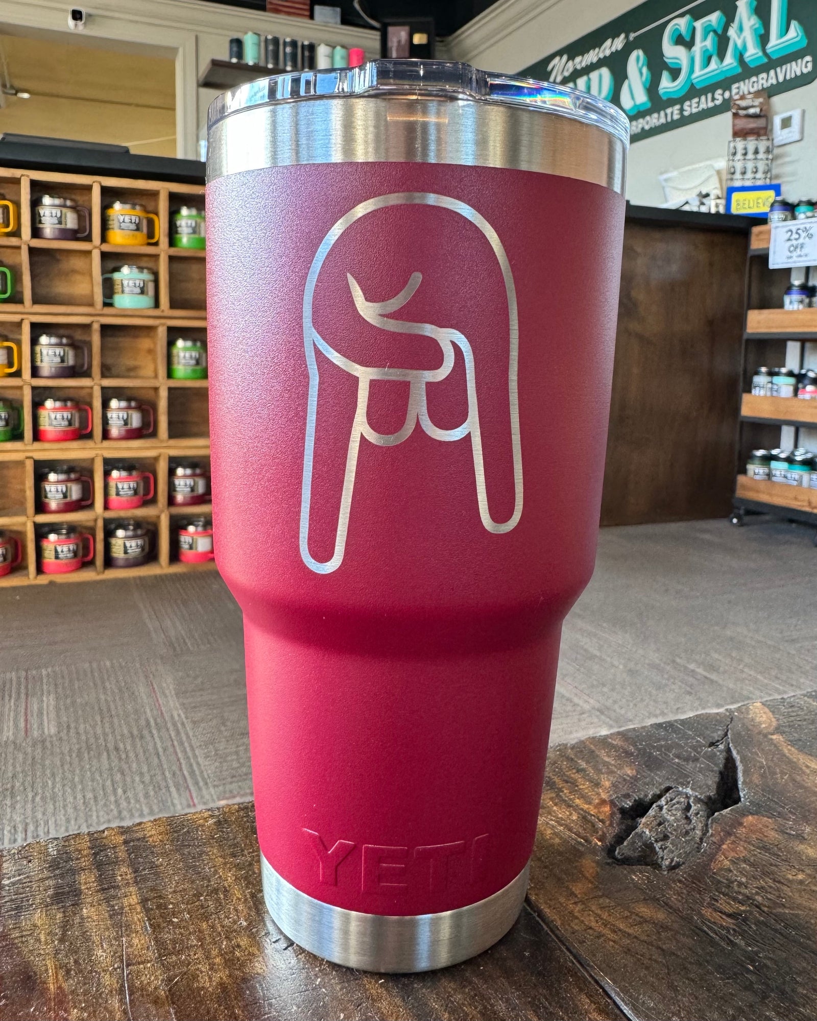 Laser Engraved Authentic YETI Rambler - THIS is PROBABLY TITOS