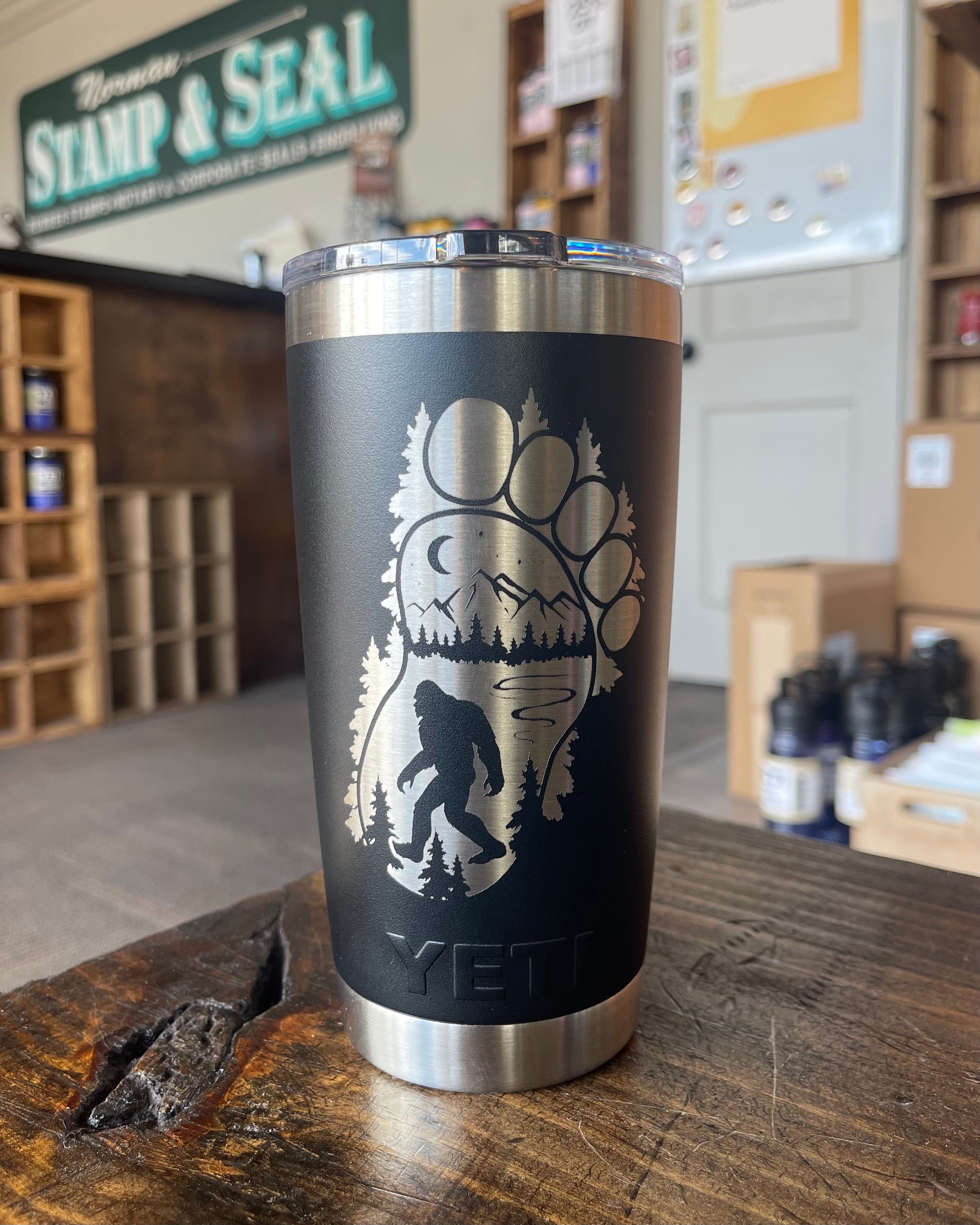 YETI Stainless Steel Tumbler Laser Engraved 20 or 30 Oz, Can