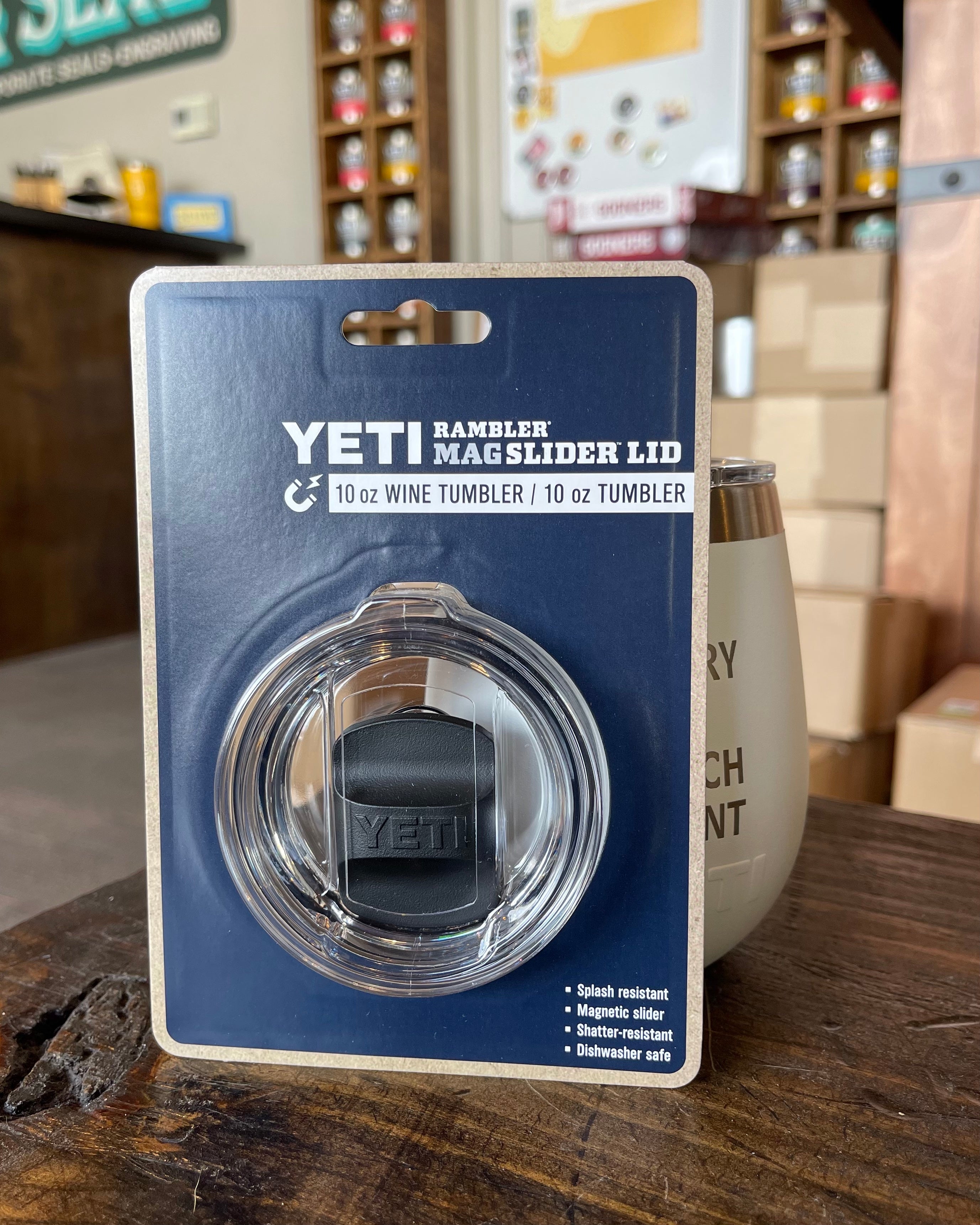 YETI Plastic Rambler MagSlider Lid for 10 oz Wine Tumbler