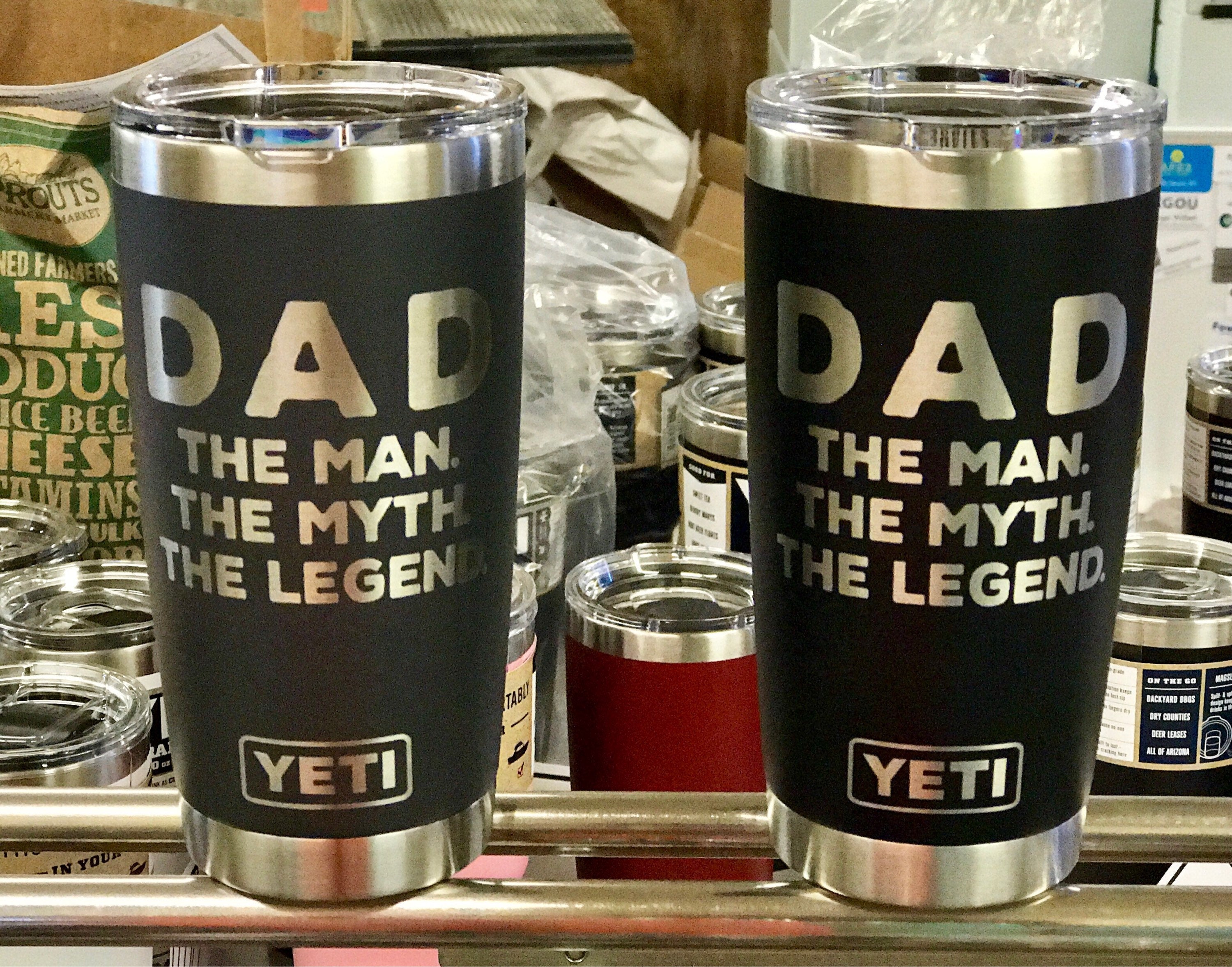 Papa, the Man, the Myth, the Legend Travel Coffee Mug Father's Day