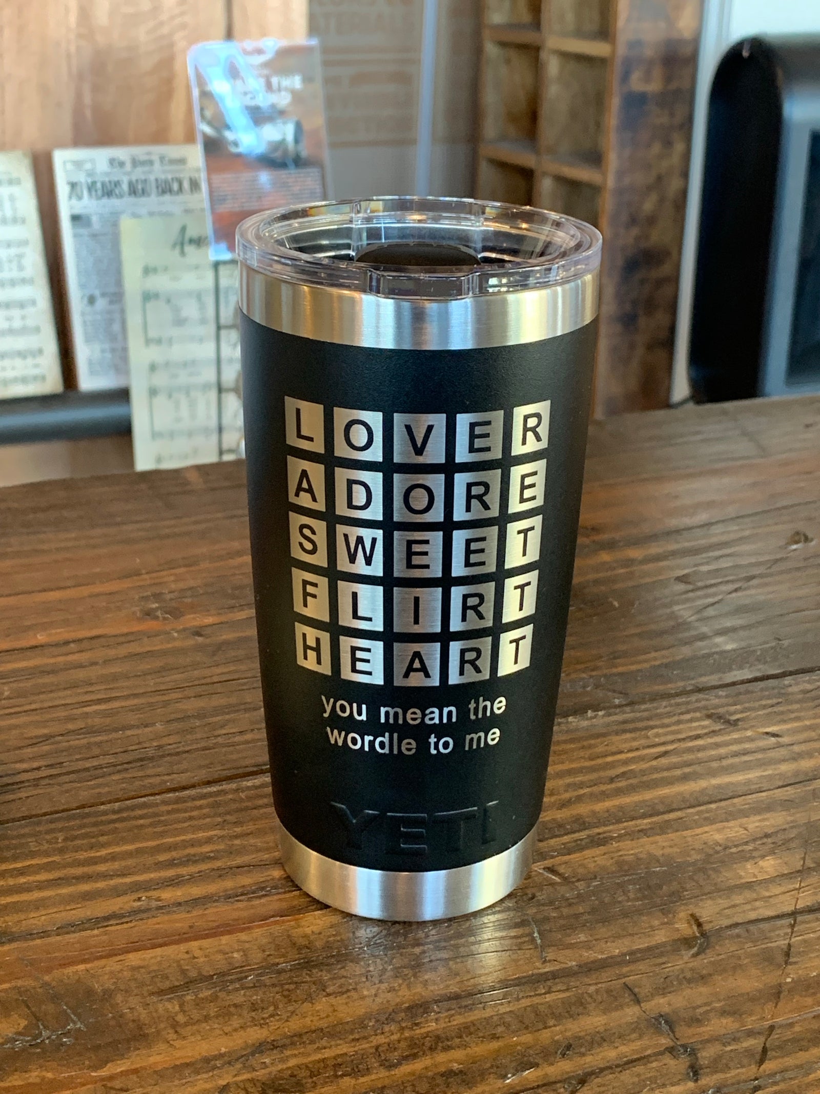 Laser Engraved Authentic YETI Rambler - CEO of The Family - ImpressMeGifts