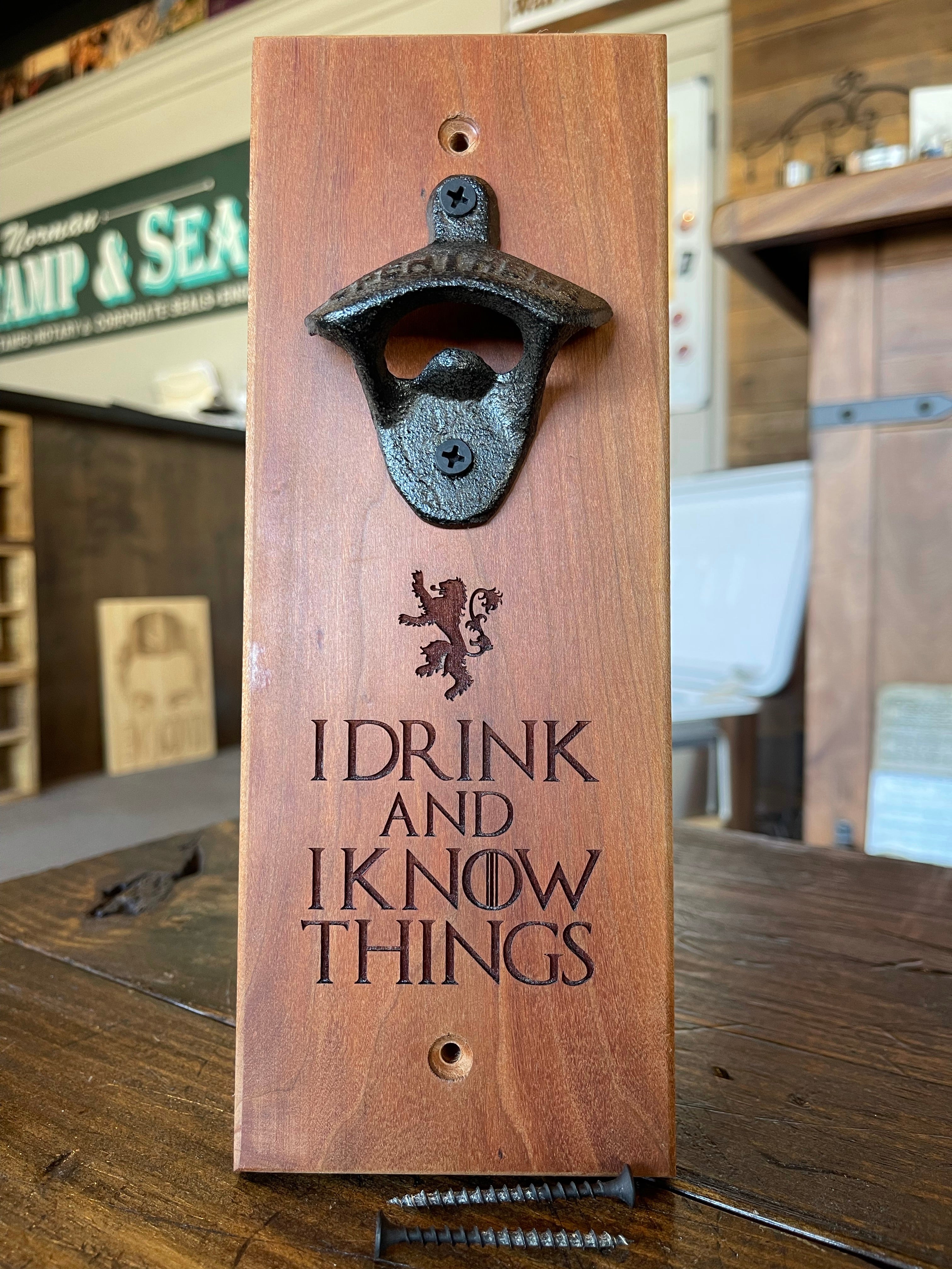 Wall Mounted Bottle Opener - Are You Drunk?